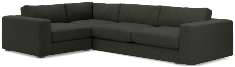 Oceanside Low Deep-Seat 3-Piece L-Shaped Sectional Sofa - image 0 of 10