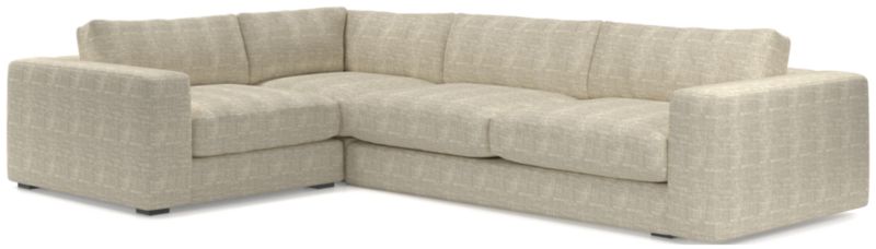 Oceanside Low Deep-Seat 3-Piece L-Shaped Sectional Sofa - image 0 of 11