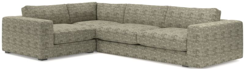 Oceanside Low Deep-Seat 3-Piece L-Shaped Sectional Sofa - image 0 of 10