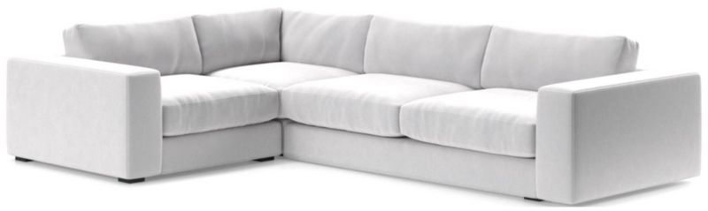 Oceanside Low Deep-Seat 3-Piece L-Shaped Sectional Sofa - image 0 of 10