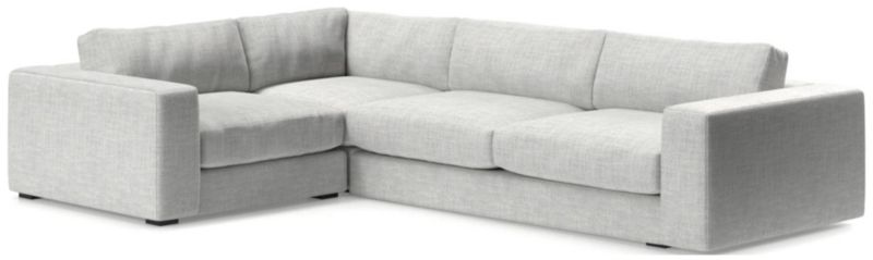 Oceanside Low Deep-Seat 3-Piece L-Shaped Sectional Sofa - image 0 of 10