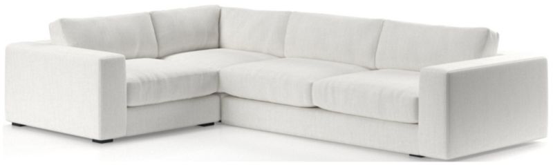 Oceanside Low Deep-Seat 3-Piece L-Shaped Sectional Sofa - image 0 of 10