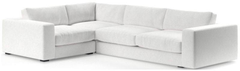 Oceanside Low Deep-Seat 3-Piece L-Shaped Sectional Sofa - image 0 of 10