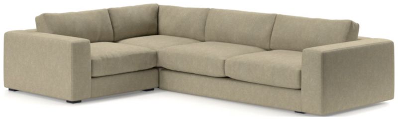 Oceanside Low Deep-Seat 3-Piece L-Shaped Sectional Sofa - image 0 of 10