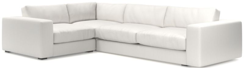 Oceanside Low Deep-Seat 3-Piece L-Shaped Sectional Sofa - image 0 of 10