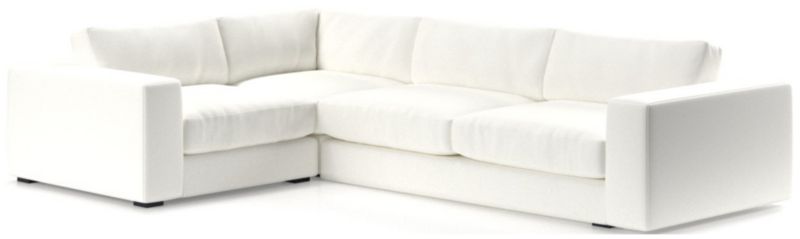 Oceanside Low Deep-Seat 3-Piece L-Shaped Sectional Sofa - image 0 of 10