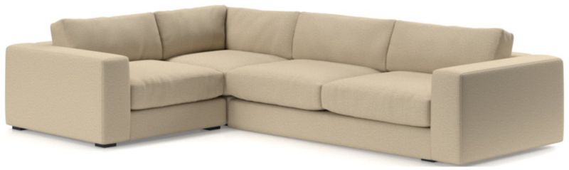 Oceanside Low Deep-Seat 3-Piece L-Shaped Sectional Sofa - image 0 of 10