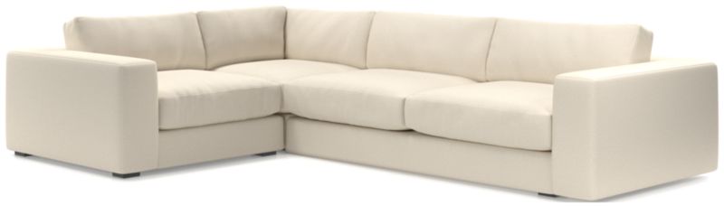 Oceanside Low Deep-Seat 3-Piece L-Shaped Sectional Sofa - image 0 of 10