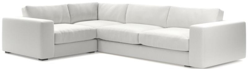 Oceanside Low Deep-Seat 3-Piece L-Shaped Sectional Sofa - image 0 of 10