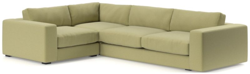 Oceanside Low Deep-Seat 3-Piece L-Shaped Sectional Sofa - image 0 of 10