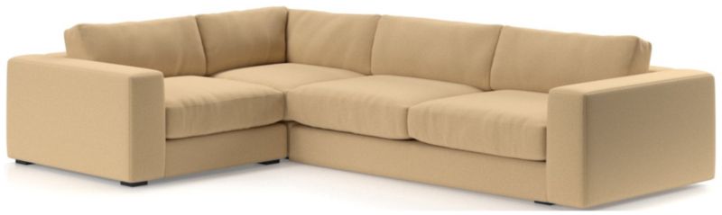 Oceanside Low Deep-Seat 3-Piece L-Shaped Sectional Sofa - image 0 of 10