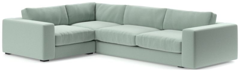 Oceanside Low Deep-Seat 3-Piece L-Shaped Sectional Sofa - image 0 of 10