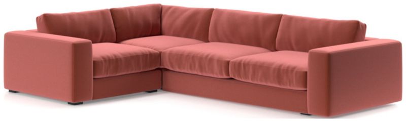 Oceanside Low Deep-Seat 3-Piece L-Shaped Sectional Sofa - image 0 of 10