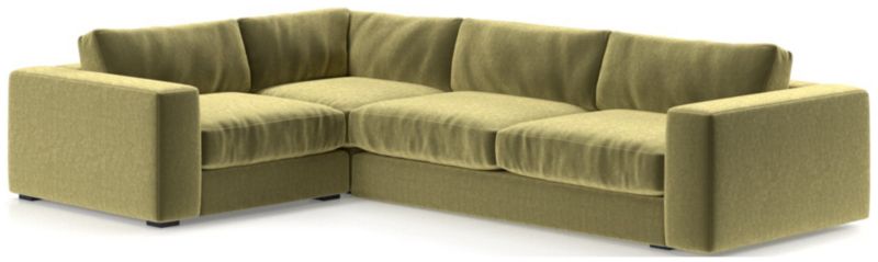 Oceanside Low Deep-Seat 3-Piece L-Shaped Sectional Sofa - image 0 of 11