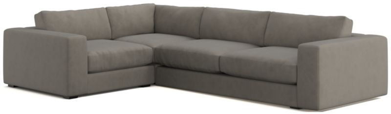 Oceanside Low Deep-Seat 3-Piece L-Shaped Sectional Sofa - image 0 of 11