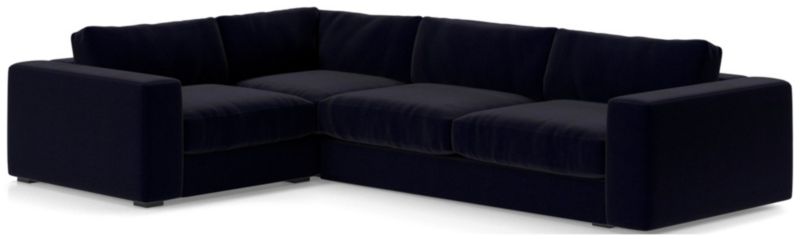 Oceanside Low Deep-Seat 3-Piece L-Shaped Sectional Sofa - image 0 of 10