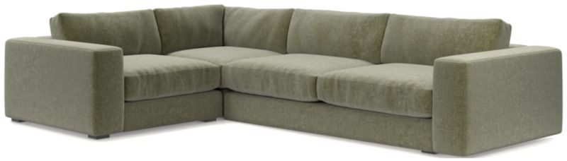 Oceanside Low Deep-Seat 3-Piece L-Shaped Sectional Sofa - image 0 of 11