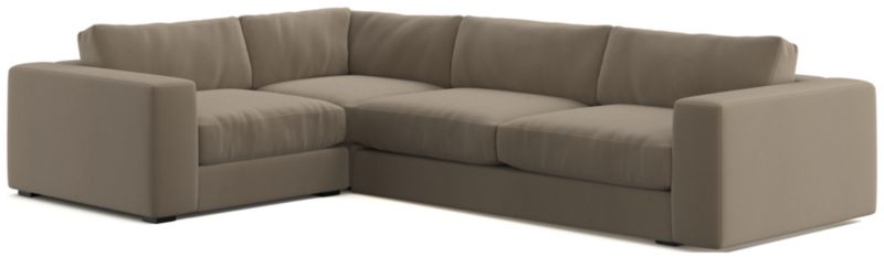 Oceanside Low Deep-Seat 3-Piece L-Shaped Sectional Sofa - image 0 of 10