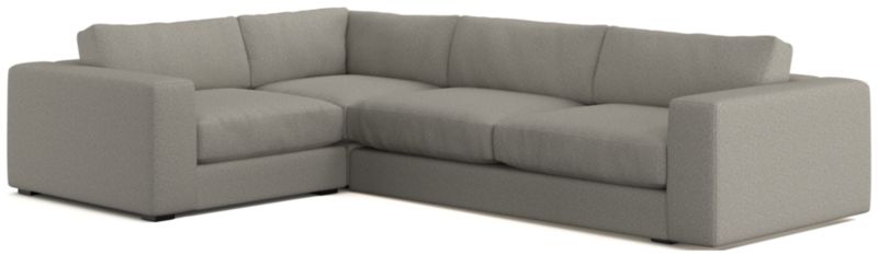 Oceanside Low Deep-Seat 3-Piece L-Shaped Sectional Sofa - image 0 of 10