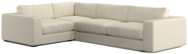 Oceanside Low Deep-Seat 3-Piece L-Shaped Sectional Sofa - image 0 of 10