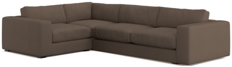 Oceanside Low Deep-Seat 3-Piece L-Shaped Sectional Sofa - image 0 of 10