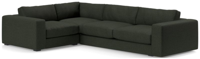 Oceanside Low Deep-Seat 3-Piece L-Shaped Sectional Sofa - image 0 of 11