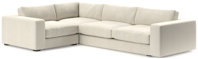 Oceanside Low Deep-Seat 3-Piece L-Shaped Sectional Sofa - image 0 of 10