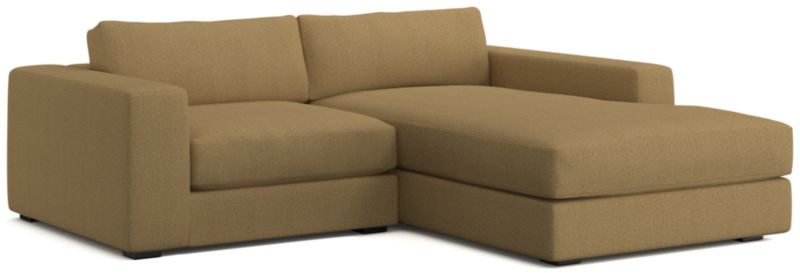 Oceanside Low Deep-Seat 2-Piece Right-Arm Chaise Small Sectional Sofa - image 0 of 11