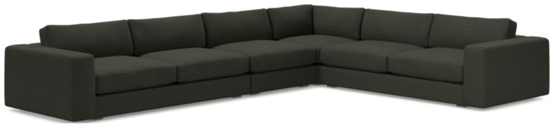 Oceanside Low Deep-Seat 4-Piece Corner Sectional Sofa - image 0 of 10