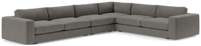 Oceanside Low Deep-Seat 4-Piece Corner Sectional Sofa - image 0 of 10