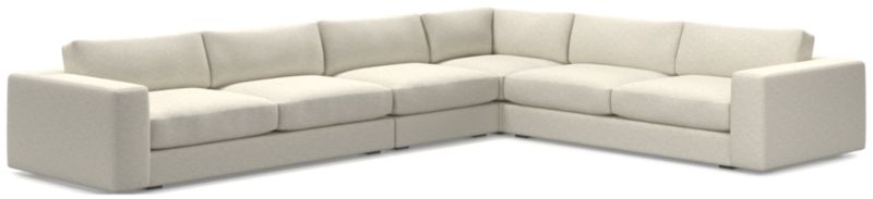 Oceanside Low Deep-Seat 4-Piece Corner Sectional Sofa - image 0 of 10