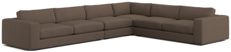 Oceanside Low Deep-Seat 4-Piece Corner Sectional Sofa - image 0 of 10