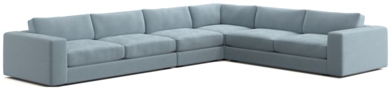 Oceanside Low Deep-Seat 4-Piece Corner Sectional Sofa - image 0 of 10