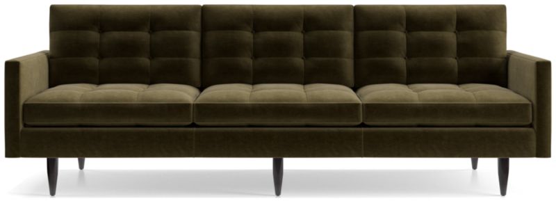 Crate and outlet barrel velvet couch