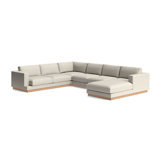 Tidal 4-Piece L-Shaped Sectional Sofa with Right-Arm Chaise