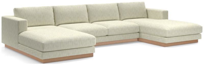 Tidal 3-Piece Double Chaise Sectional Sofa - image 0 of 10