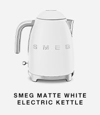 smeg matte white electric kettle