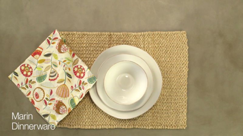 Play Marin White Appetizer Plate - video 1 of 2