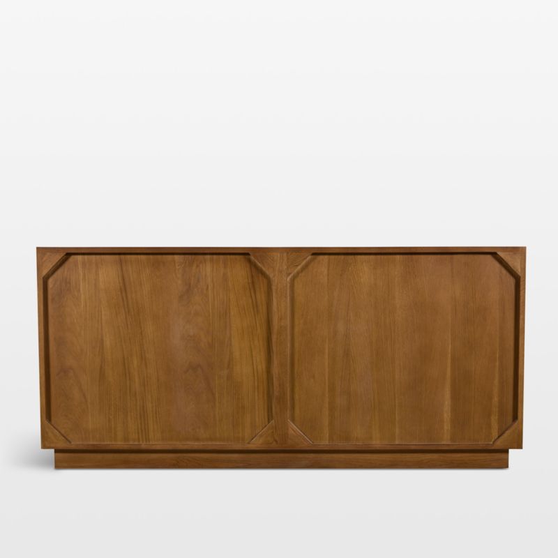 Coastline 72" Barley Wood Fluted Credenza by Brigette Romanek - image 5 of 7