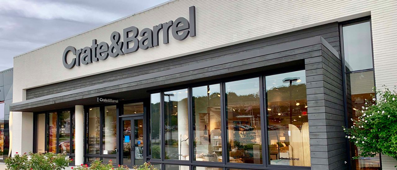 Crate and barrel furniture deals store near me