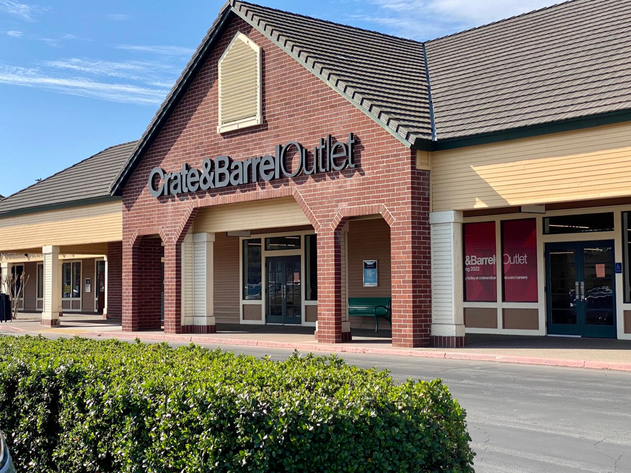 Furniture Outlet Store Vacaville CA Vacaville Outlet Crate Barrel