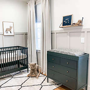 Crate and barrel 2024 baby changing table